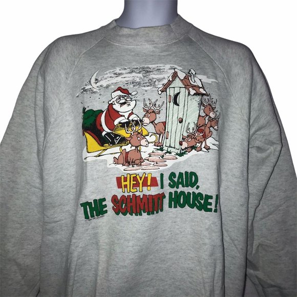 The Wild Side Vintage Christmas Sweatshirt XL - Picture 2 of 8